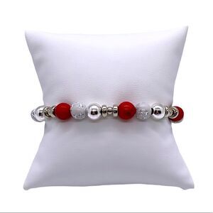 NWT Wool + Pepper Co. 4th of July Beaded Bracelet